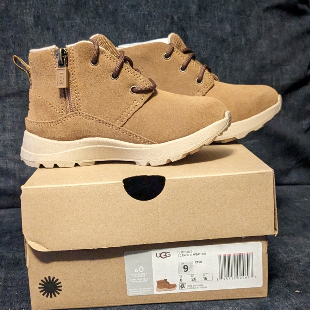 UGG size 9 brand new in the box tan boots!